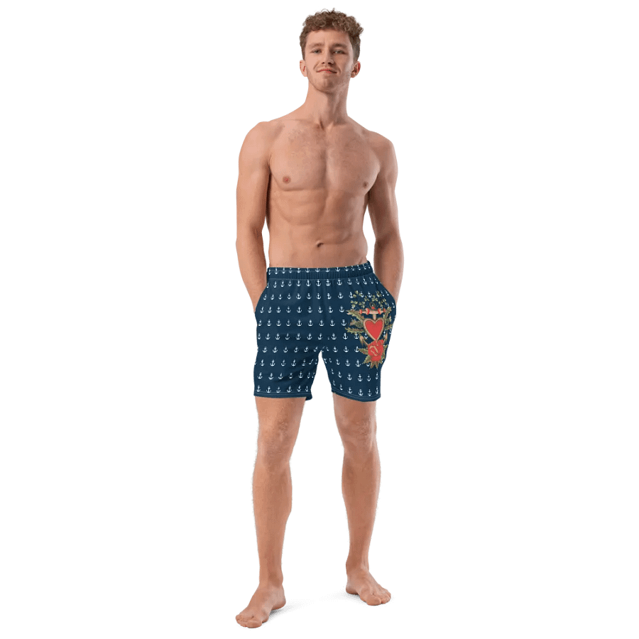 Heartfelt Sailor Swim Trunks product image (3)