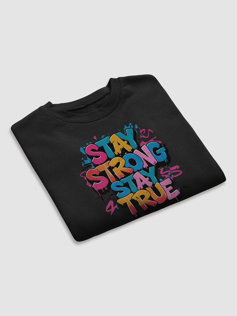 Stay Strong Stay True Women's Crop Top - Bella + Canvas Sweatshirt fit product image (14)