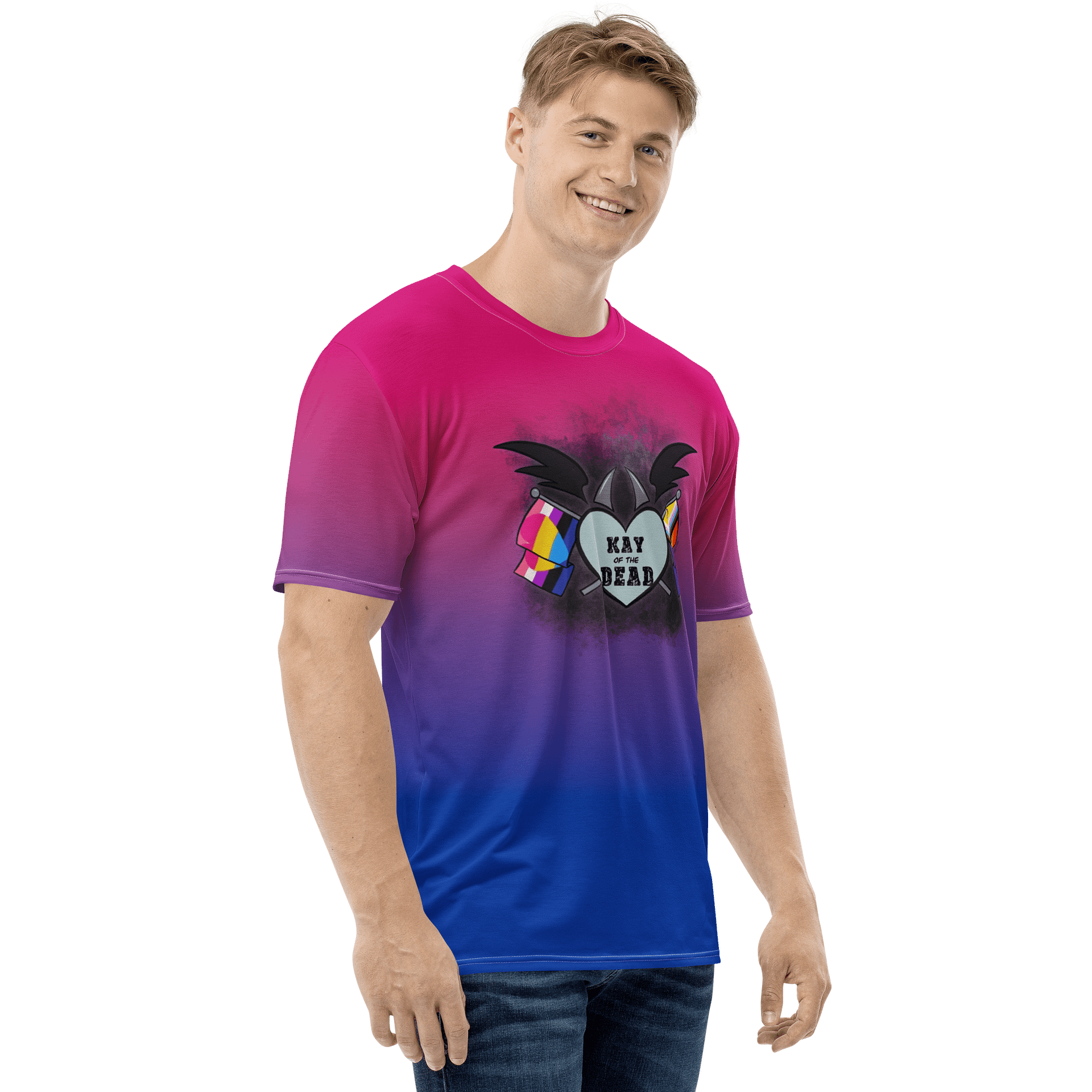 Kay_of_the_Dead Pride Logo Bisexual Pride Tee product image (4)