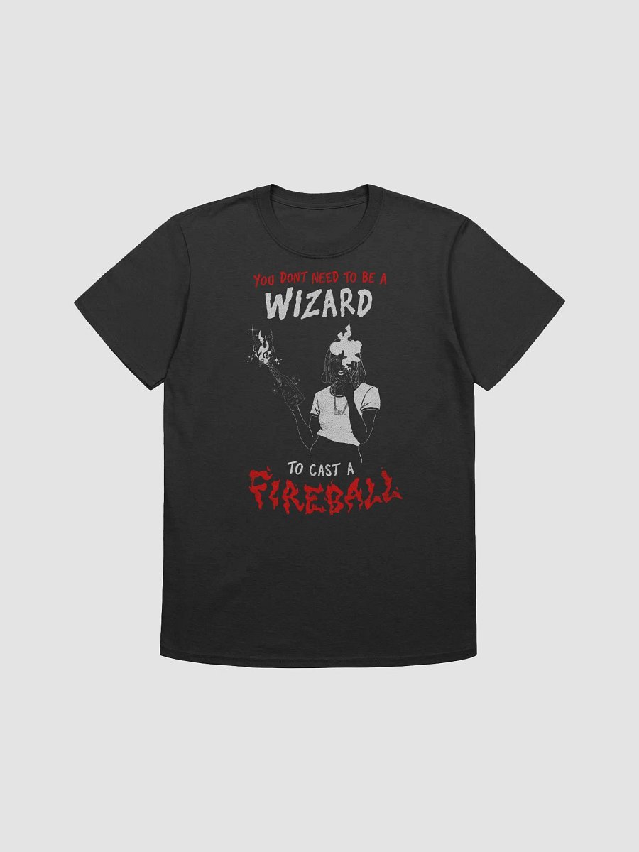 Fireball Cigarette Tee // White on black product image (8)
