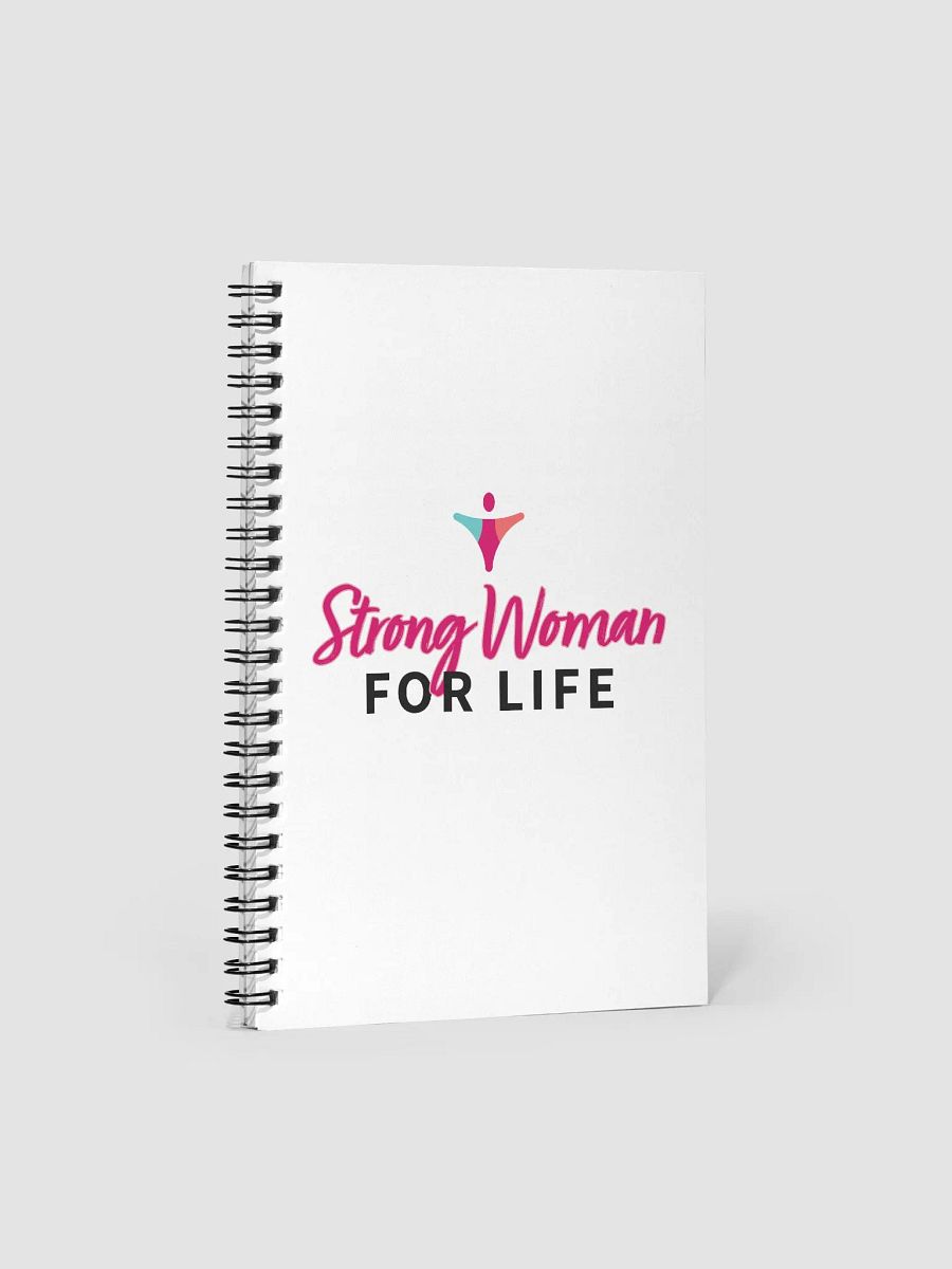 STRONG WOMAN | Spiral Notebook White product image (1)