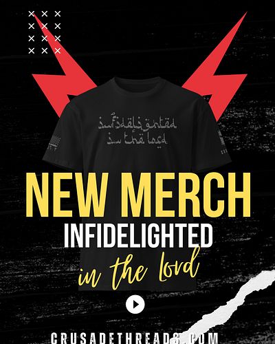 Express your faith with our “Infidelighted in the Lord” tee.
Embrace the strength of your beliefs and wear your beliefs boldl...