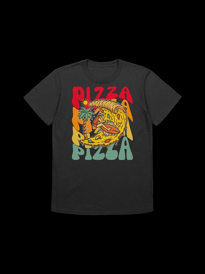 Food Lover-Pizza Surfer-Surfing the Pizza Wave T-Shirt product image (1)
