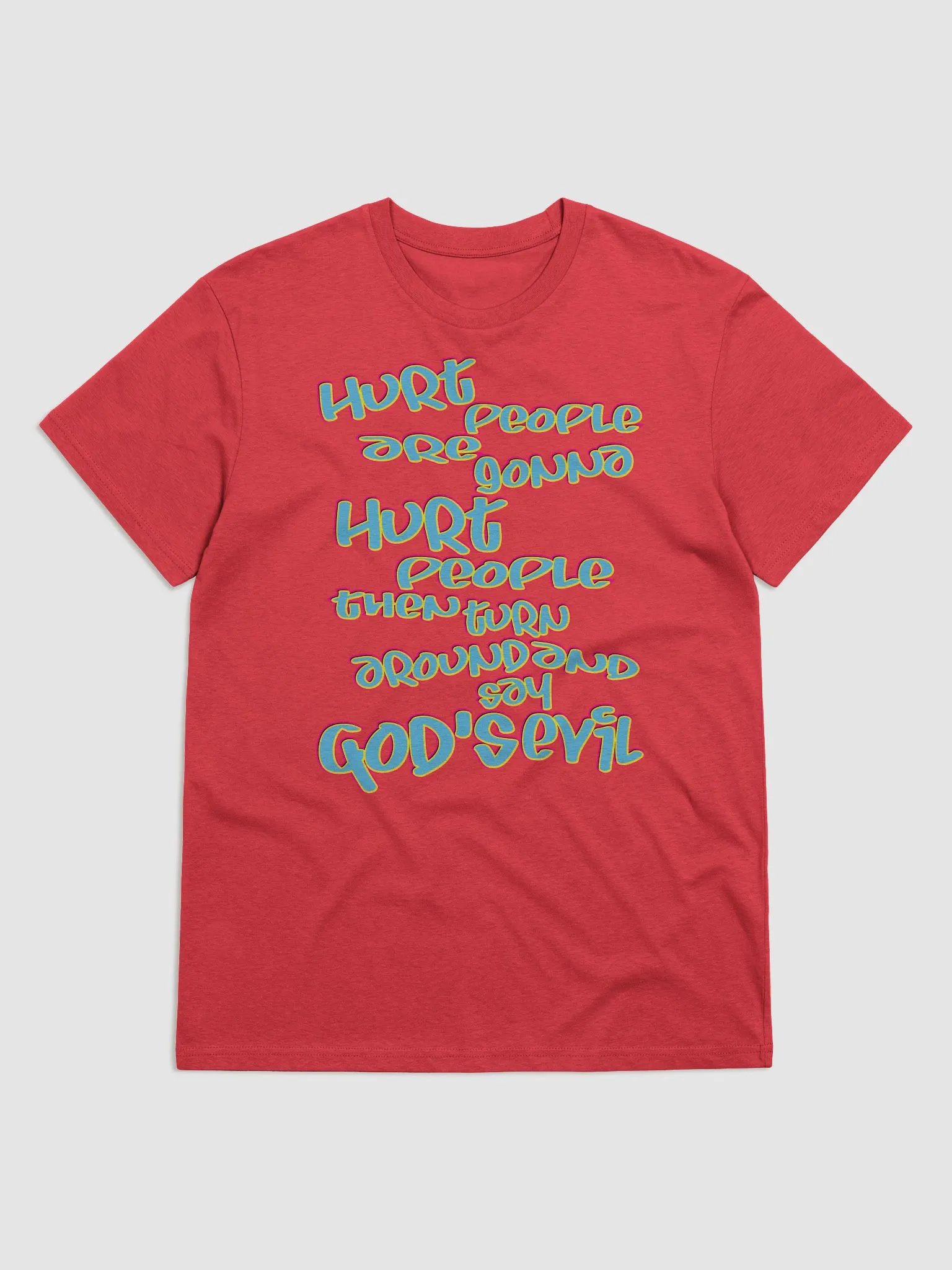Hurt People - Blue Graffiti - Stanley/Stella Organic Cotton T-Shirt product image (1)
