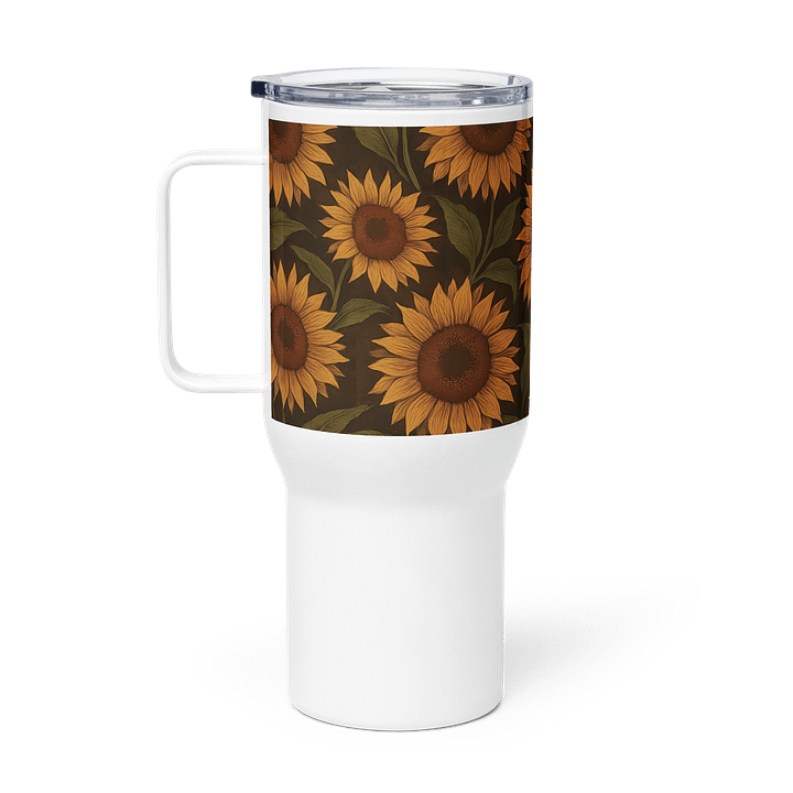 Sunflower Tumbler – 20oz Stainless Steel Insulated Floral Coffee Cup product image (1)