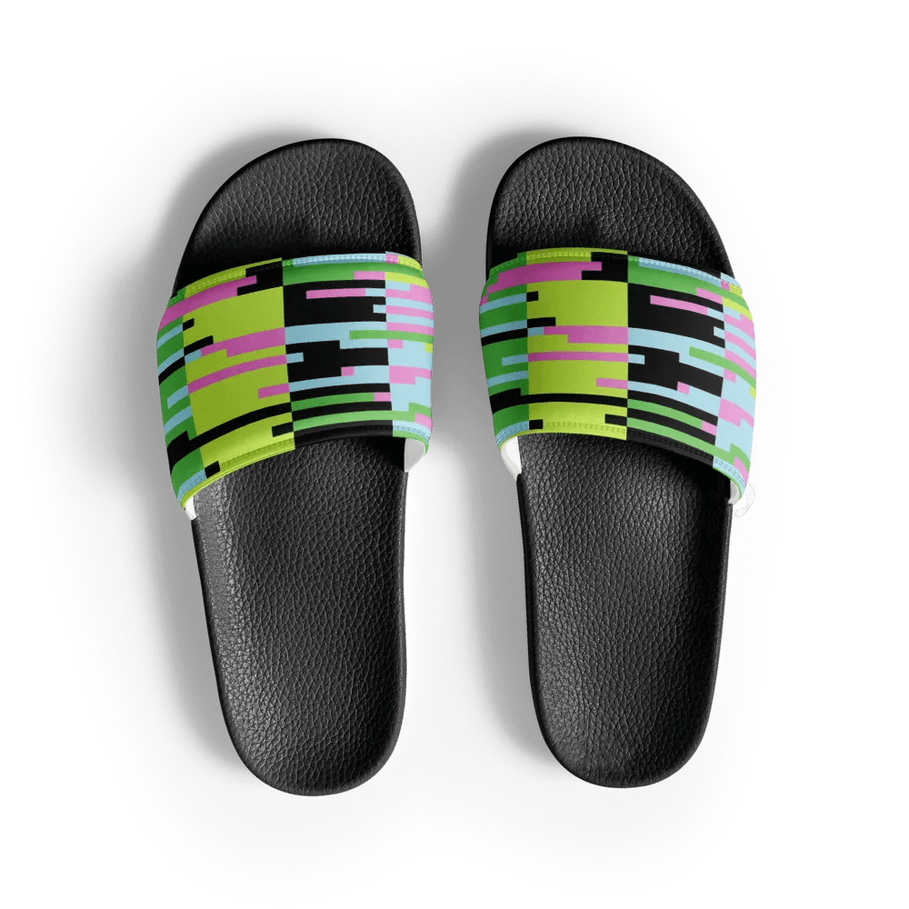 Pastel Grid Comfort Slides product image (3)