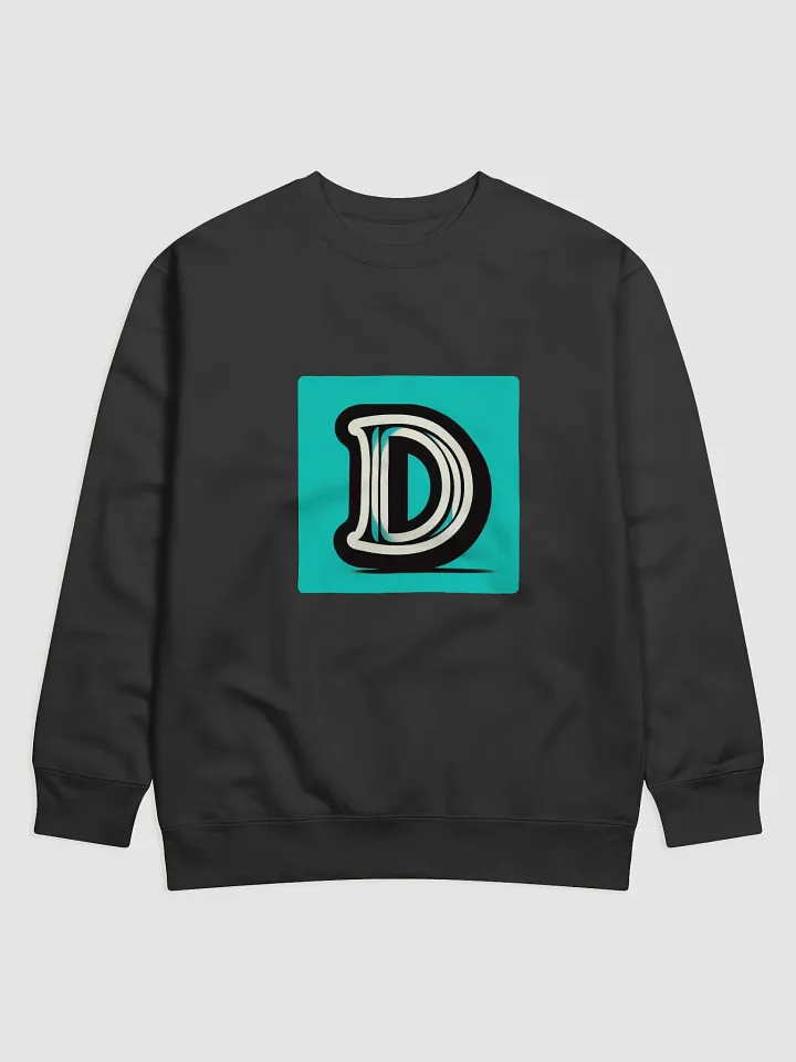 Dimensional D Teal Sweatshirt | AI Design initial D product image (1)