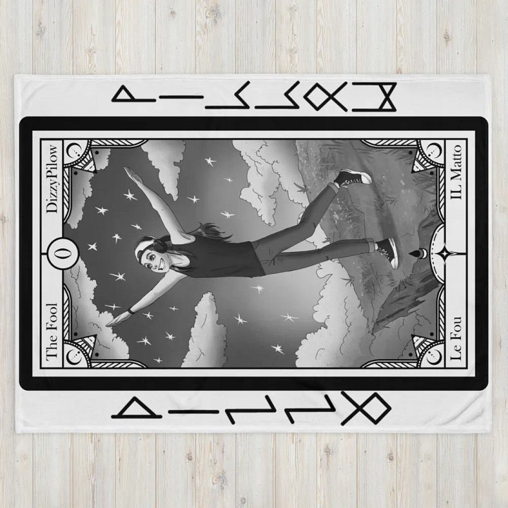 DizzyPillow Tarot Throw Blanket product image (1)