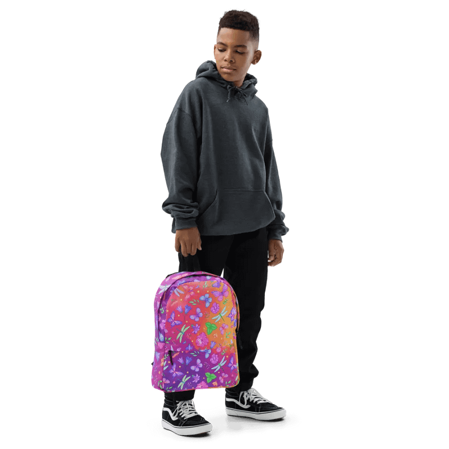 Whimsical butterfly Delight Backpack for girls and young ladies product image (6)