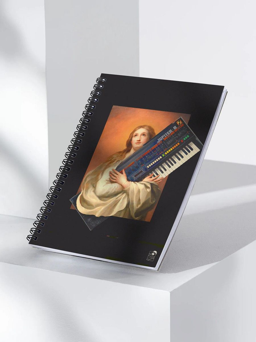 The Inmaculate Jupiter Conception by Frank Fonik, EDM Techno Spiral Notebook product image (3)
