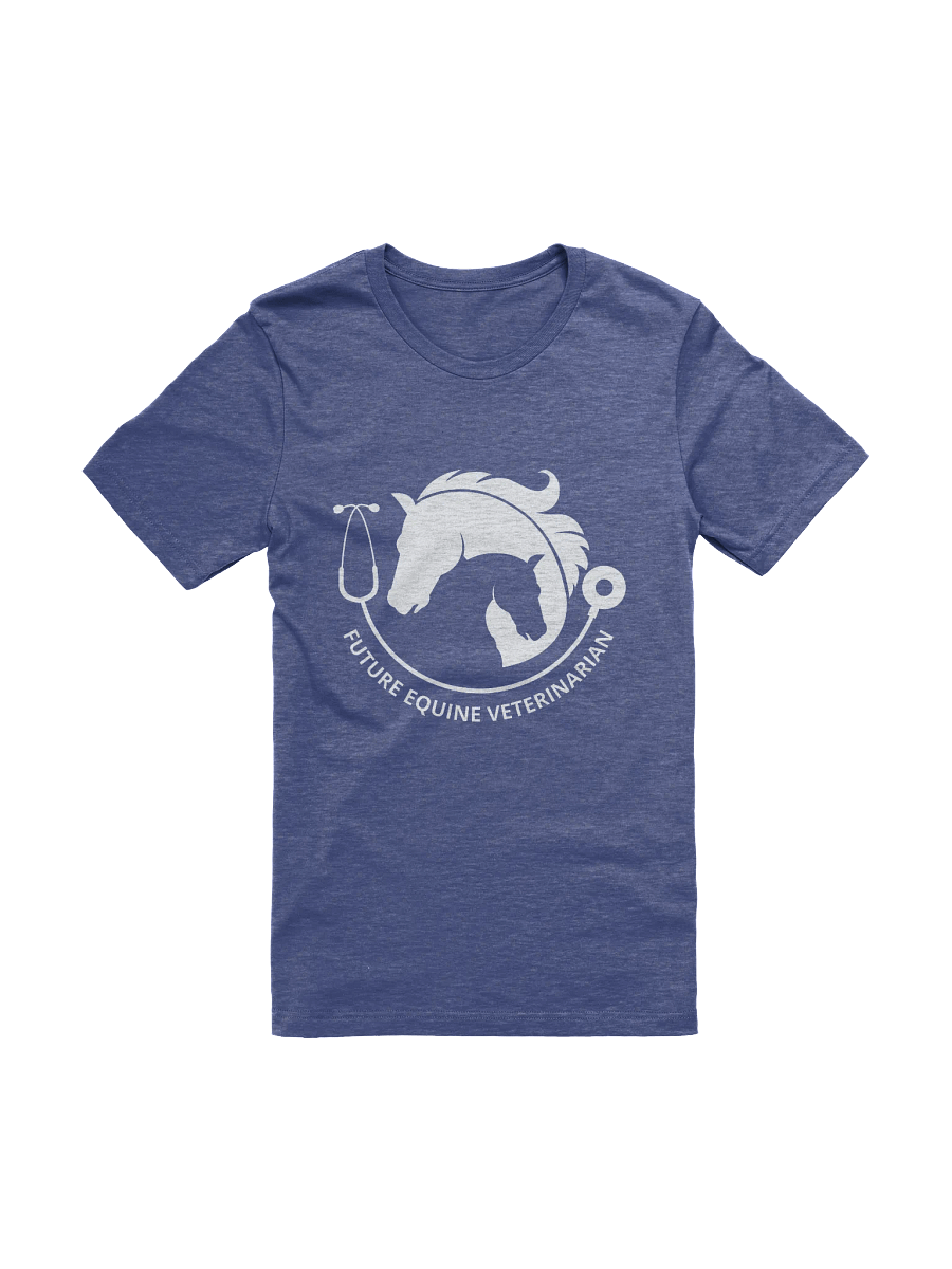 "Future equine veterinarian" t-shirt (dark background) product image (1)