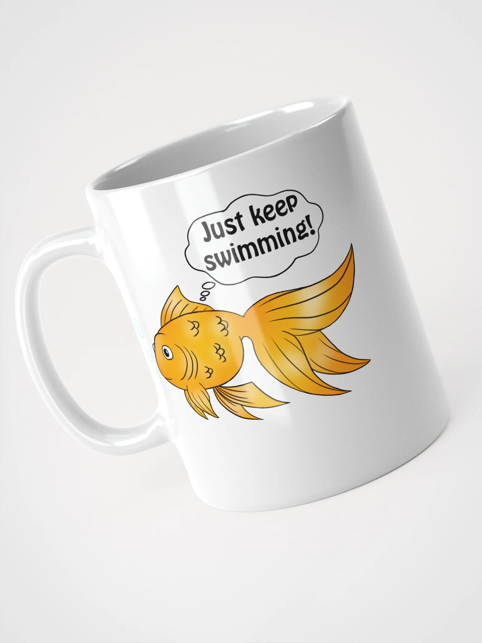 Goldfish White Glossy Mug product image (5)