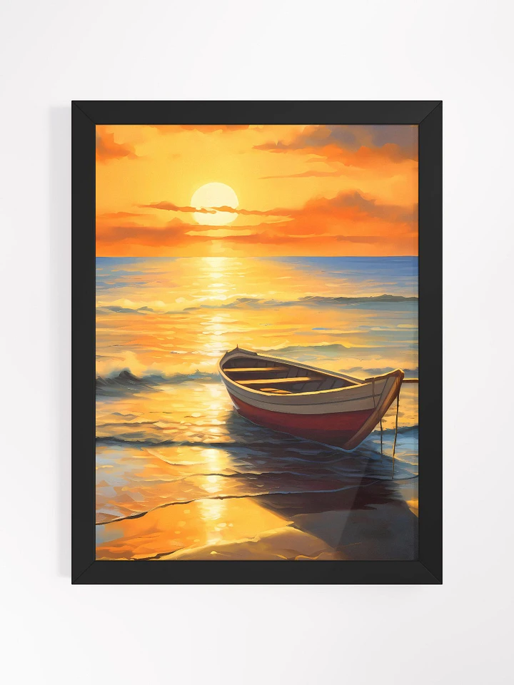 Beach Sunset Serenity Framed Print Poster product image (2)