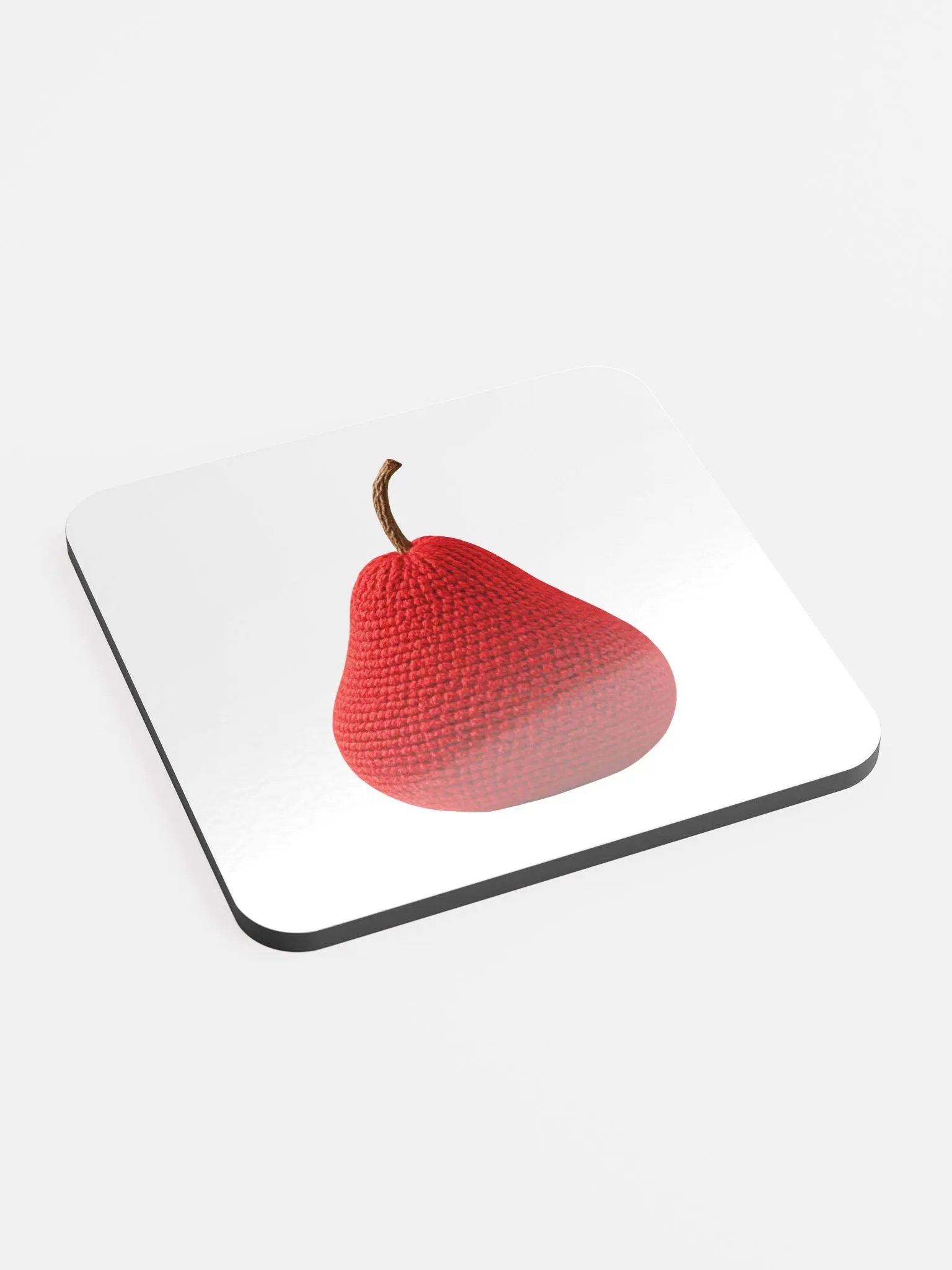 CozyAvocado Glossed Cork Coaster Pear #3 product image (2)