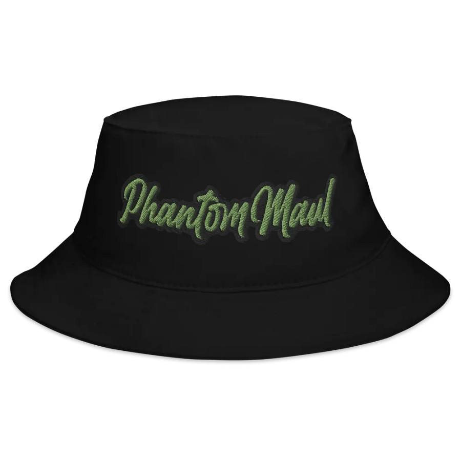 'PhantomMaul' Bucket Hat Kiwi Green Lettering product image (2)