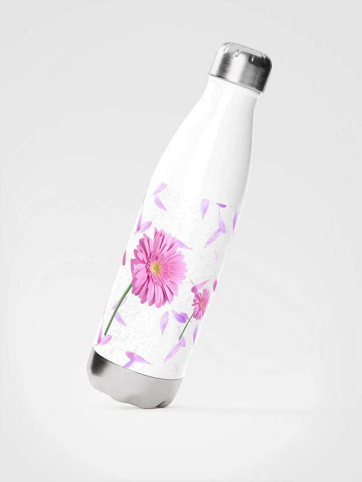pink daisy & Steel Insulated Bottle gift for moms garden lovers friends colleagues product image (2)