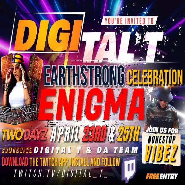 Birthday Celebration  on Twitch.tv. download the twitch app. follow and join us for the vibes
