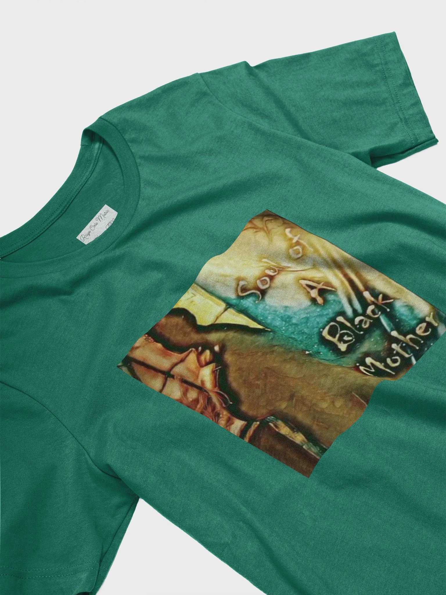Soul of A Black Mother Tee Green product image (3)