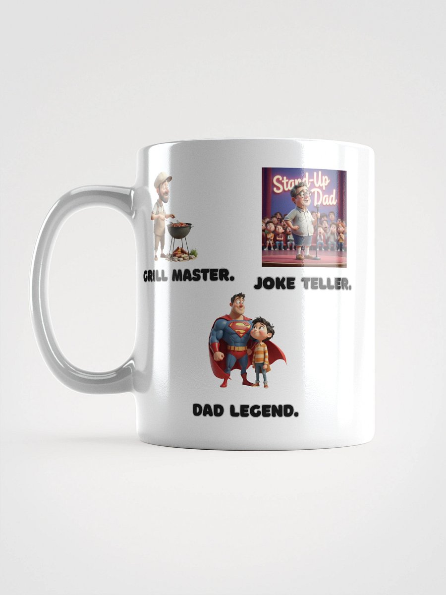 Grill Master. Joke Teller. Dad Legend. – Funny Father’s Day Cartoon Art product image (6)