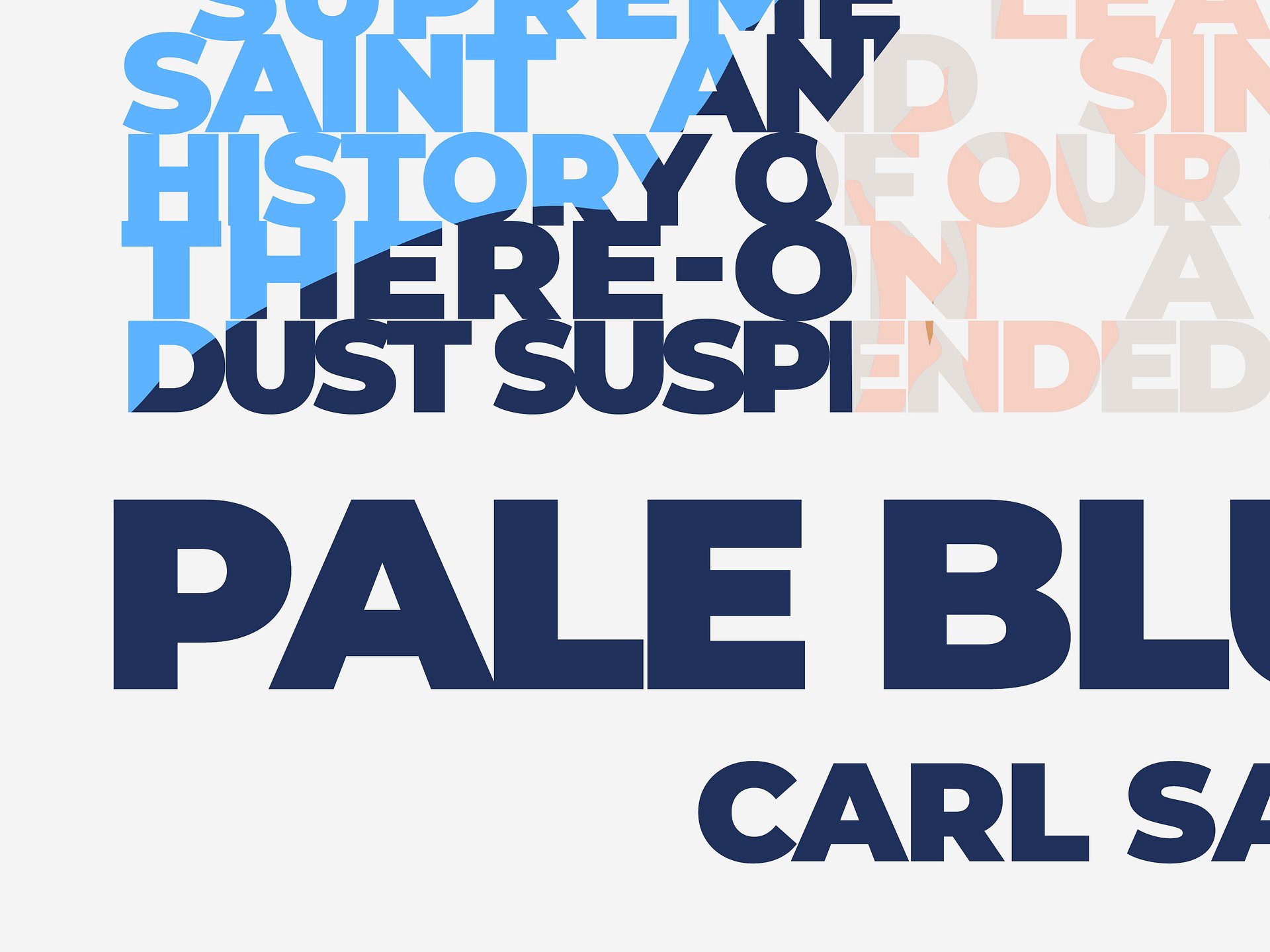 Pale Blue Dot poster, Carl Sagan quote — space poster, science poster, aesthetic poster, text-art poster product image (4)