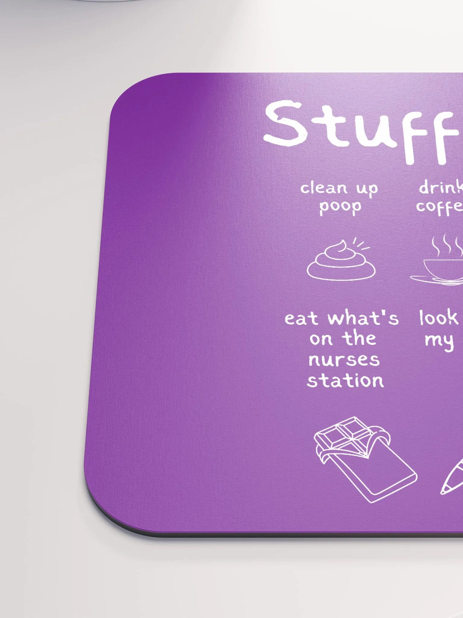 Funny Nurse Mousemat 