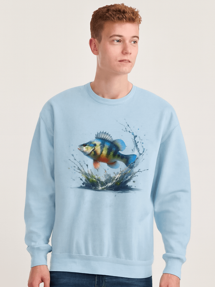 Leaping Fish Crewneck Sweatshirt product image (1)