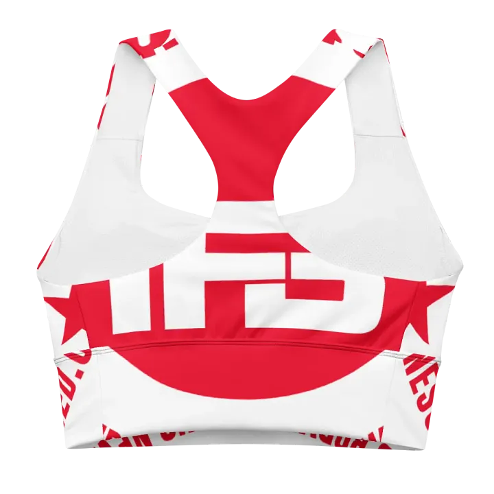 IFBNewsfeed.Org's All-Over Print Longline Sports Bra product image (1)