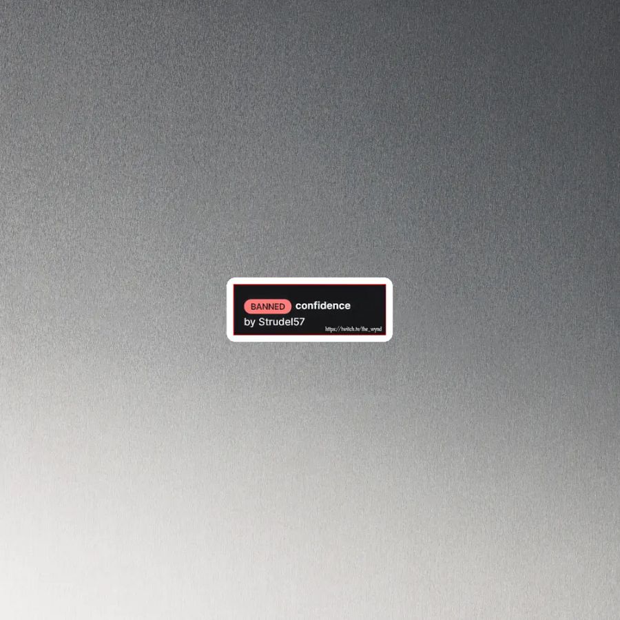BANNED Confidence Die-Cut Magnets product image (2)