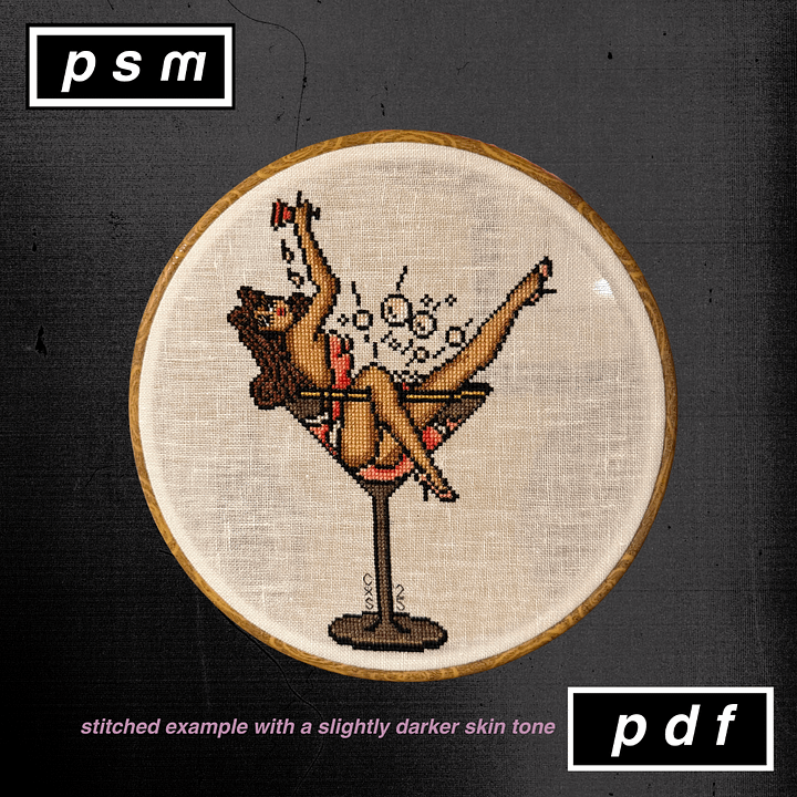 Sailor Jerry Martini Glass Cocktail Pin Up Pattern product image (2)