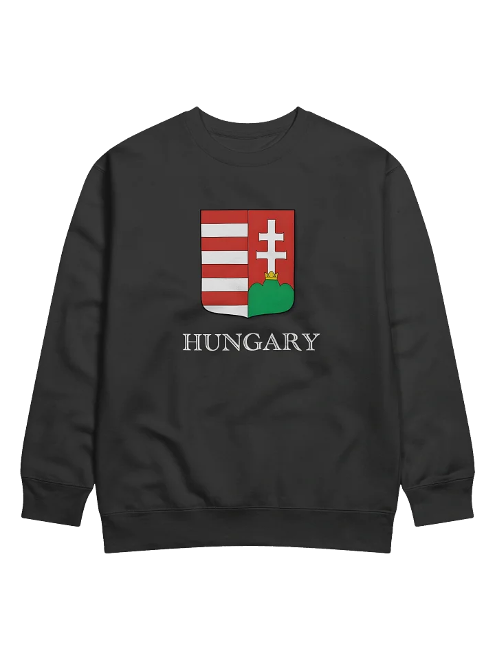 HUNGARY SWEATSHIRT BLACK product image (1)