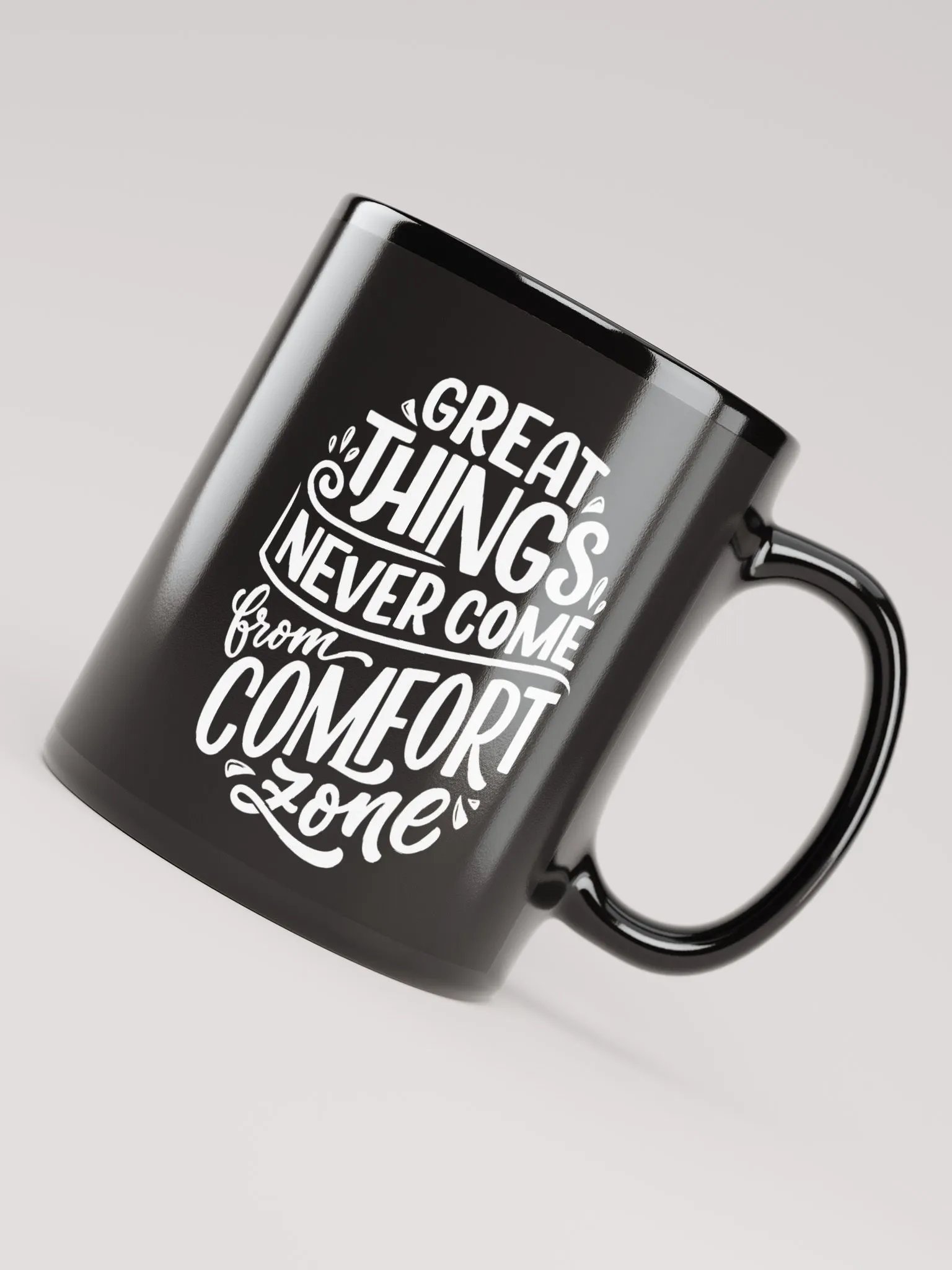 Great things never come from comfort zone coffee mug gift product image (4)