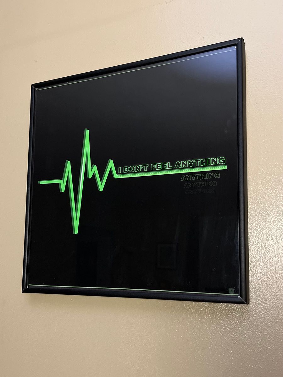 “I Don’t Feel Anything” Print product image (4)