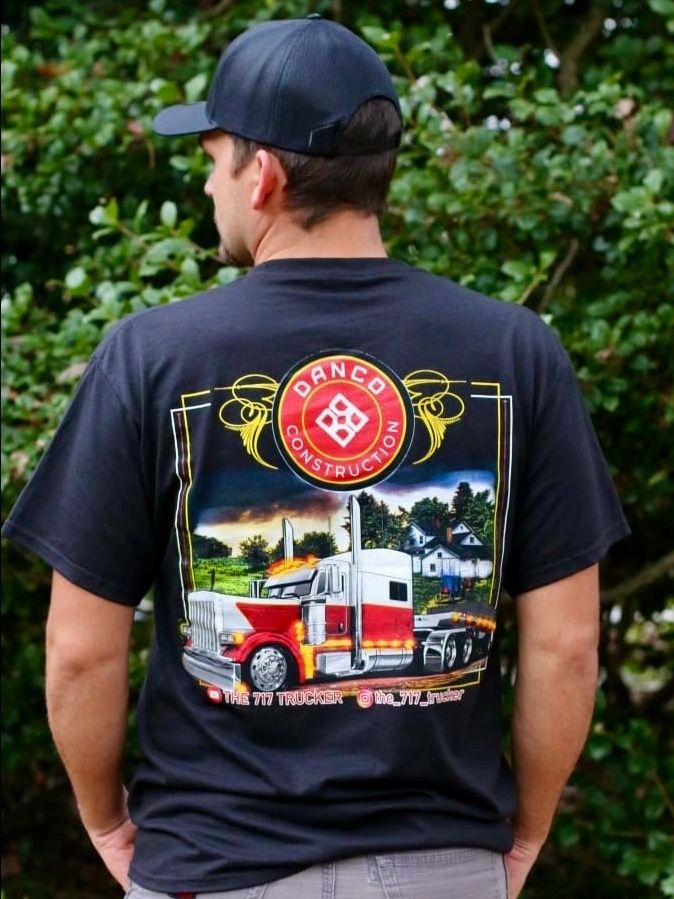 The 717 Trucker Black Tshirt product image (1)