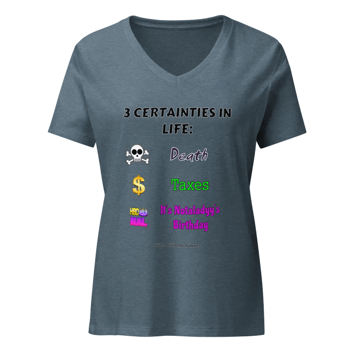 NAL Birthday Women's V-Neck Tee product image (37)