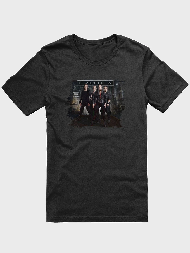 Lizette & band t-shirt. Print of the 