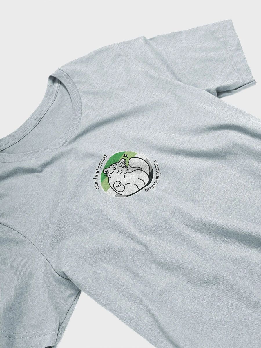 Round and Proud Manul Aromantic Version - Bella+Canvas Unisex T-Shirt product image (29)