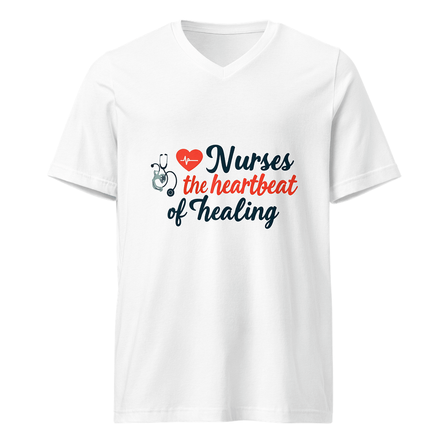 Heartbeat of Healing V-Neck Tee product image (1)