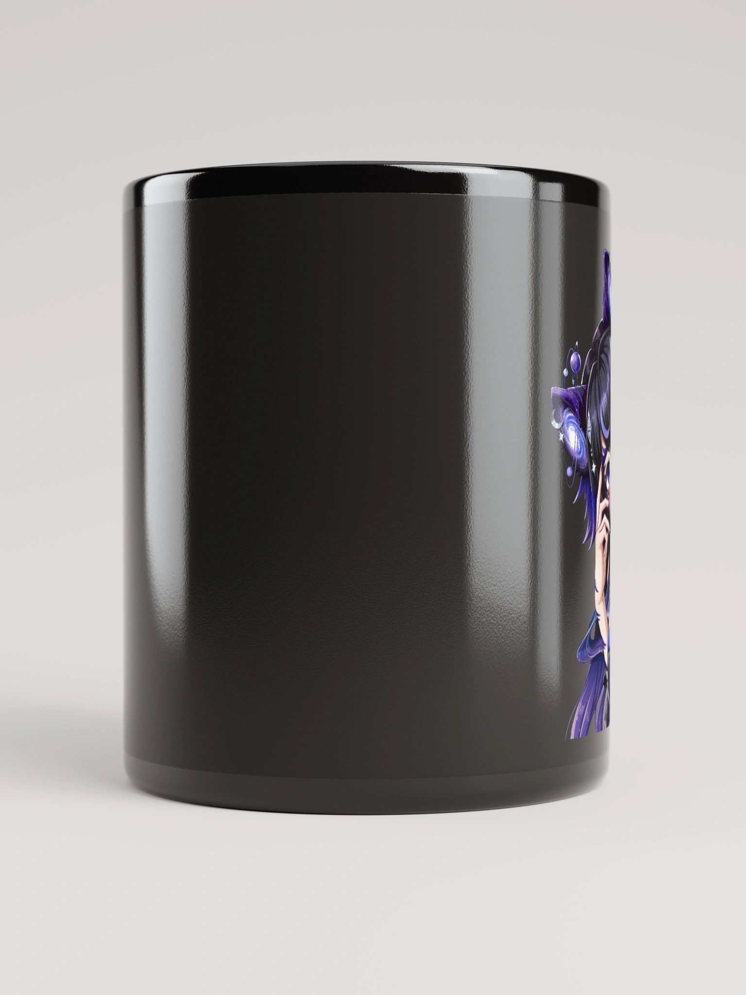 Moona Selfi Black Glossy Mug product image (5)