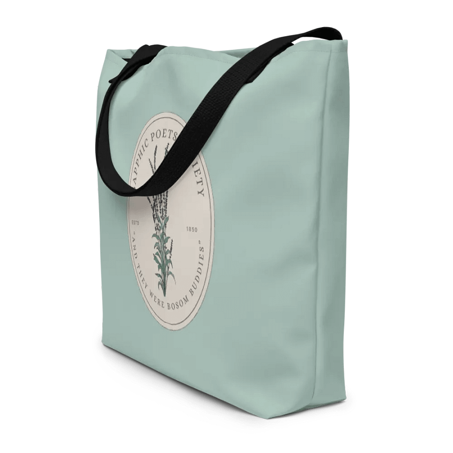 Sapphic Poets Society Lavender Emblem Tote Bag product image (8)