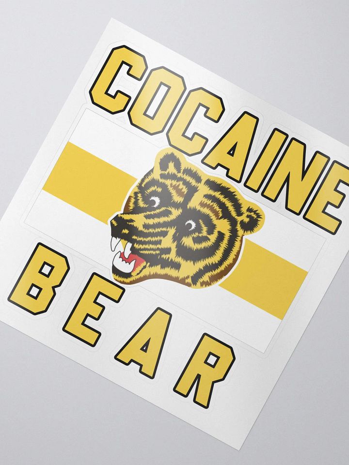 COCAINE BEAR v1 Sticker product image (2)