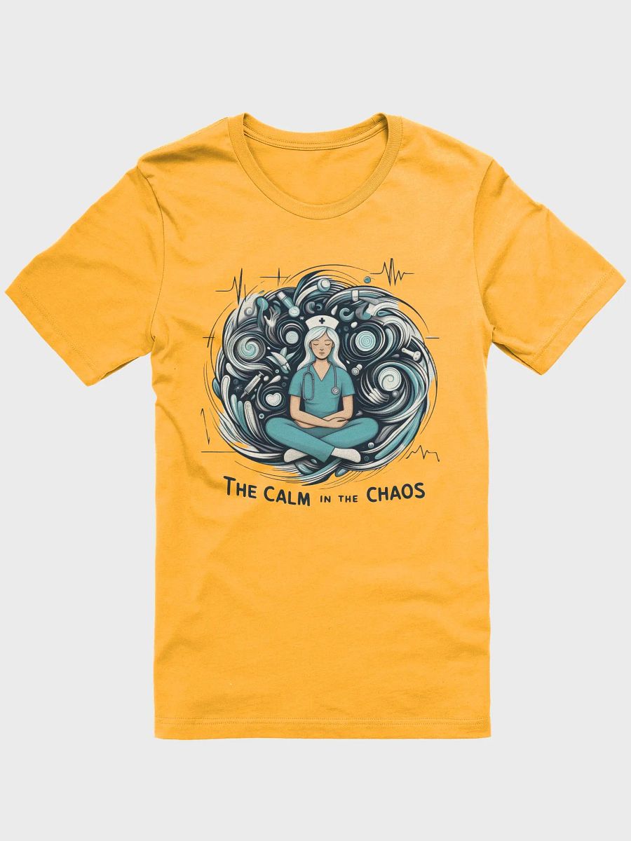 Calm in Chaos Nurse Meditation T-Shirt product image (3)