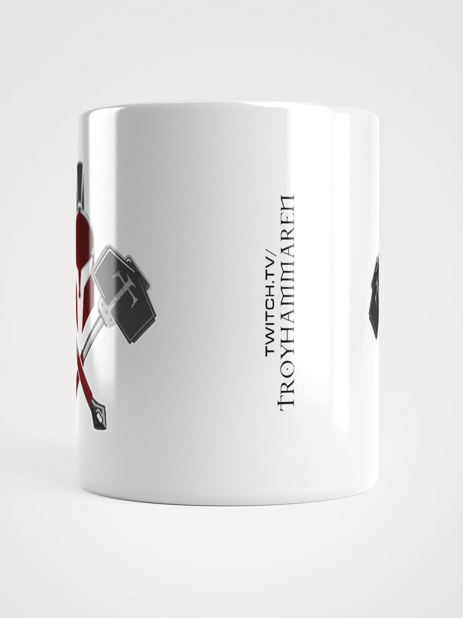White Mug: Helmet-Logo product image (5)