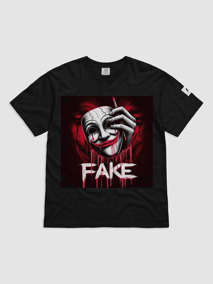 Fake Smile Men's Heavyweight T-Shirt product image (4)