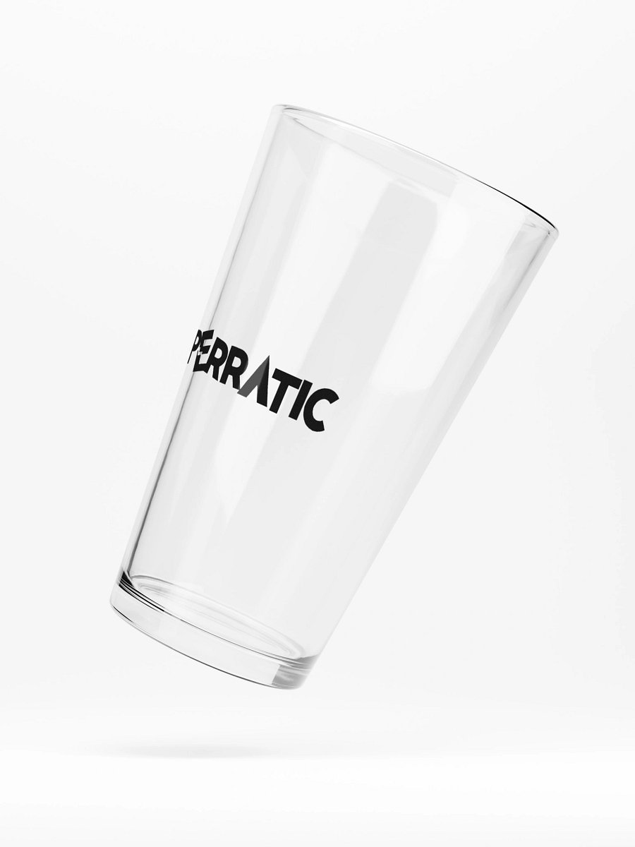 Poperratic Transparent Logo Pint Glass product image (5)