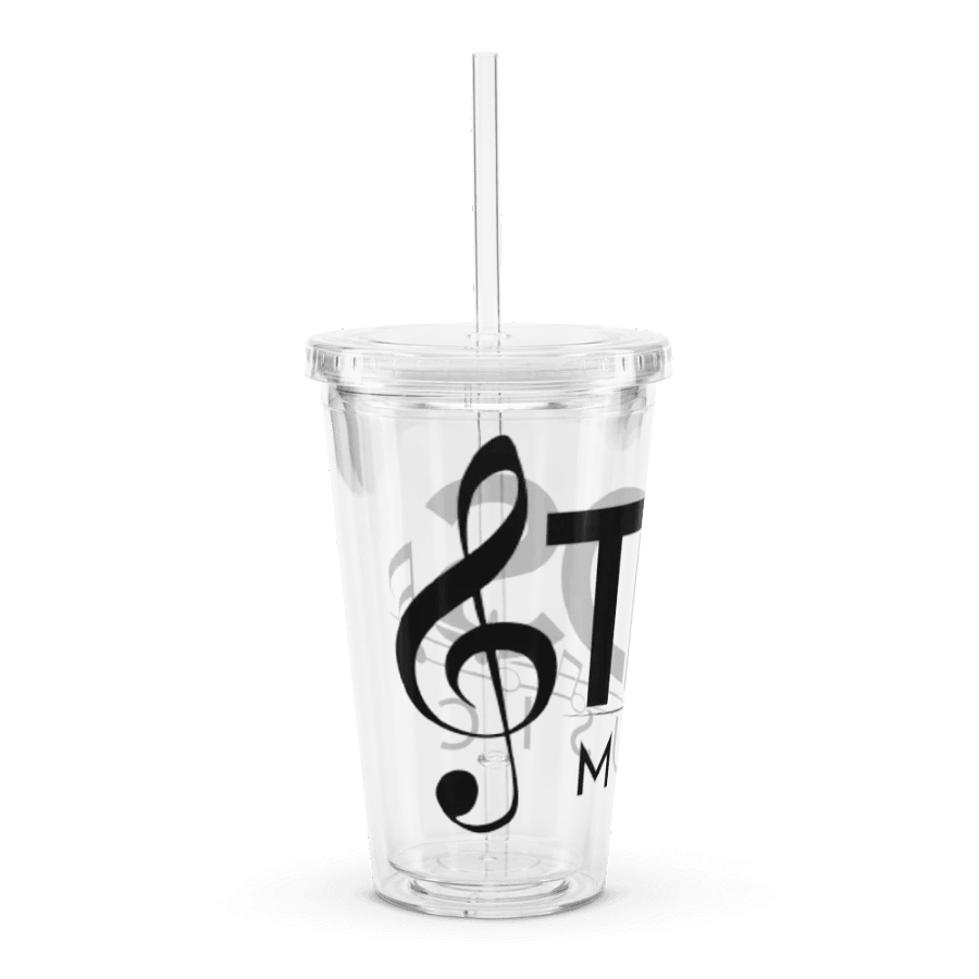 TDS Music 16oz Double Wall Insulated Tumbler - Clear, Music Themed Design product image (5)