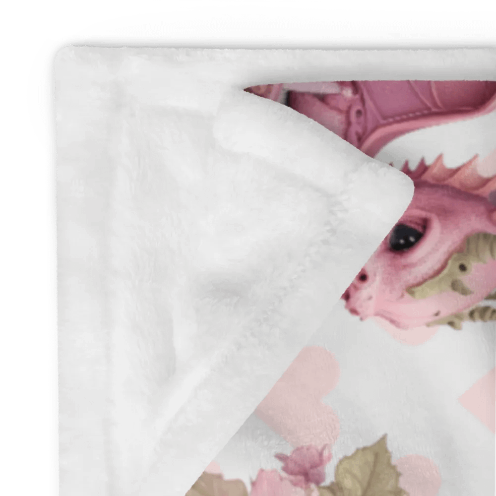 Pink Baby Dragons Throw Blanket product image (11)