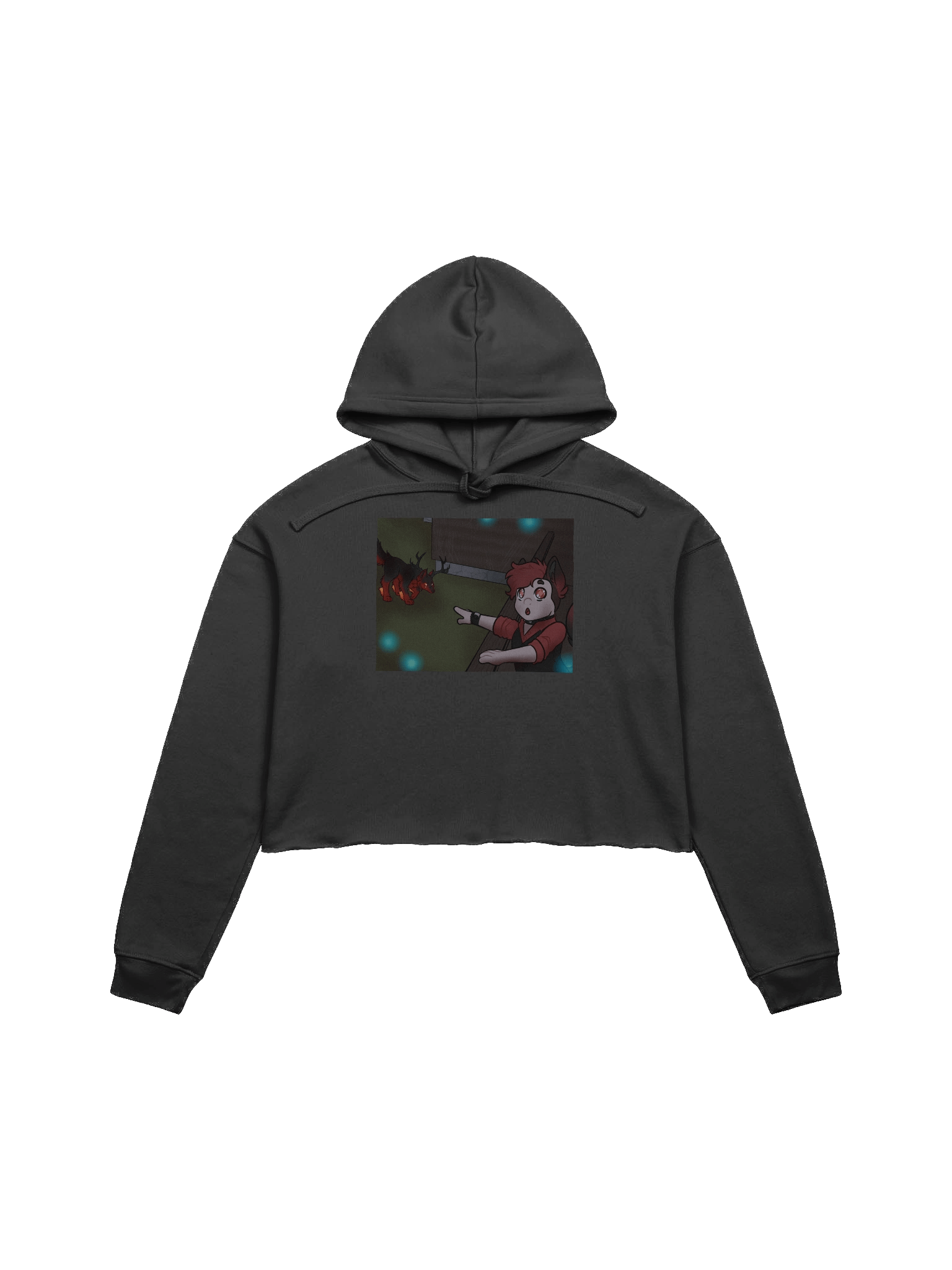 Fleece Crop Hoodie - Pet dat Dawg? product image (1)