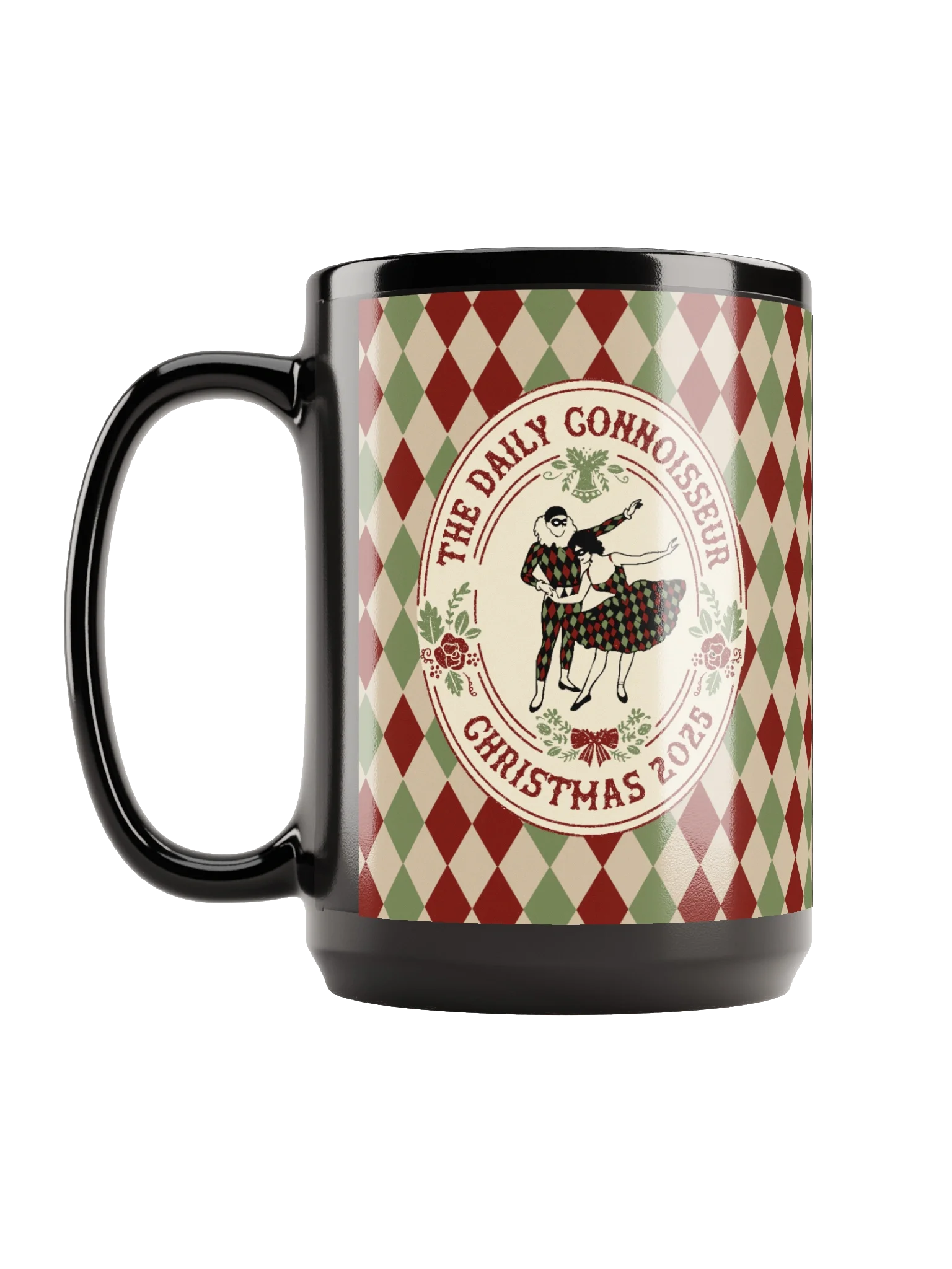 Harlequin Christmas Pattern Mug - 15 oz. product image (6)