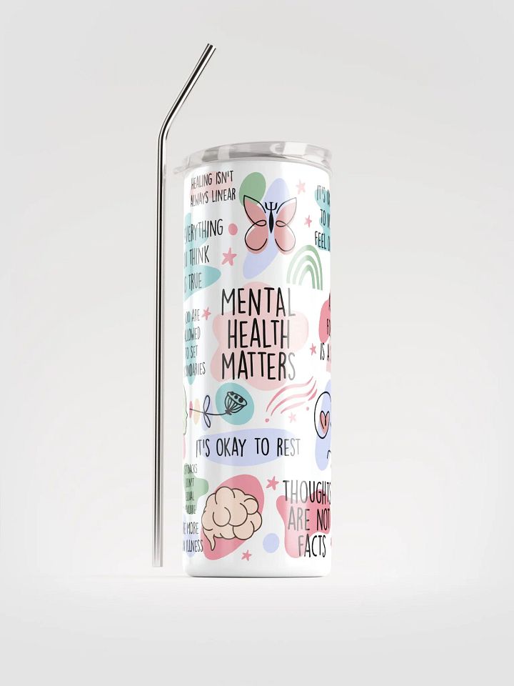 Mental Health Matters Stainless Steel Tumbler product image (1)