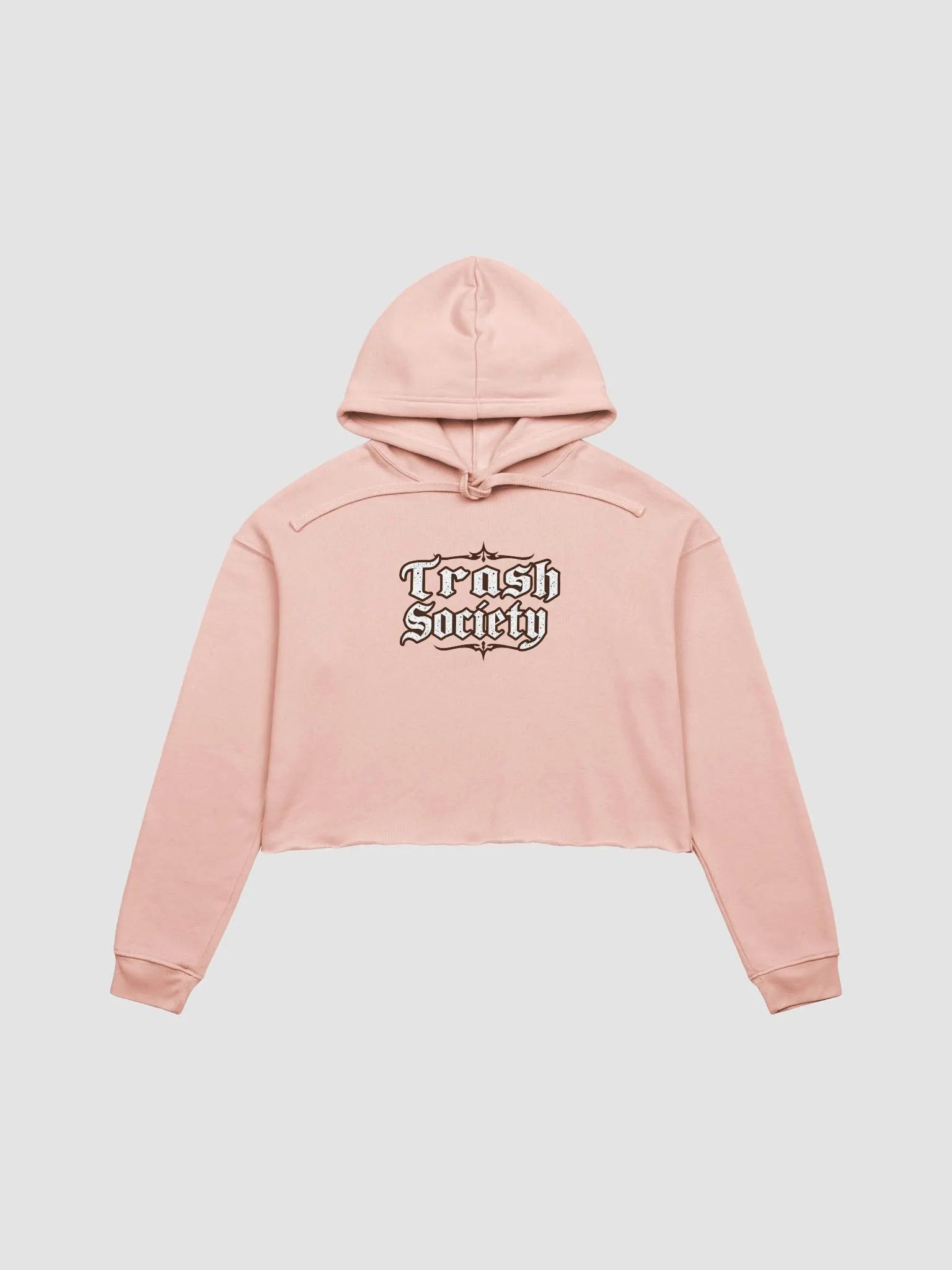 TRASH SOCIETY CROP HOODIE product image (2)
